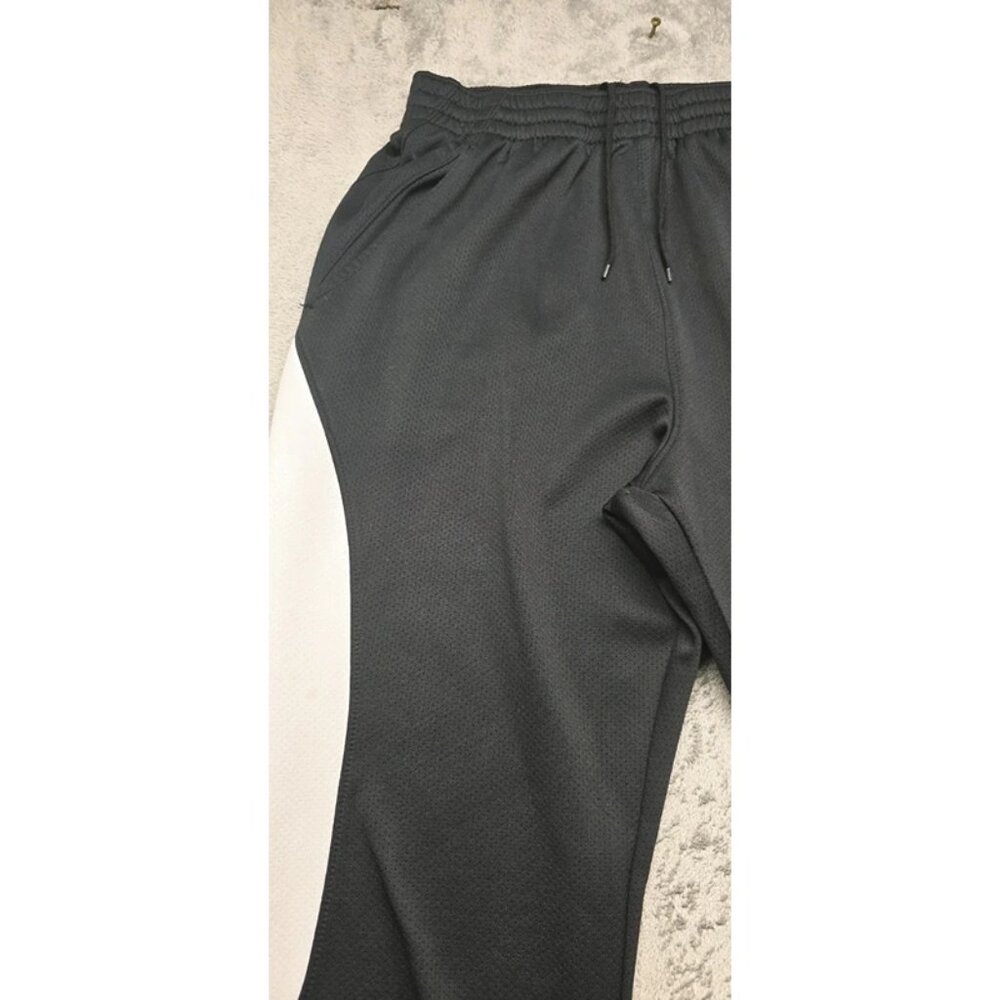 Nike Fit Dry Mens Black Conquer Game Lightweight Leg Snap Y2K Track Pants Size L - Picture 6 of 16